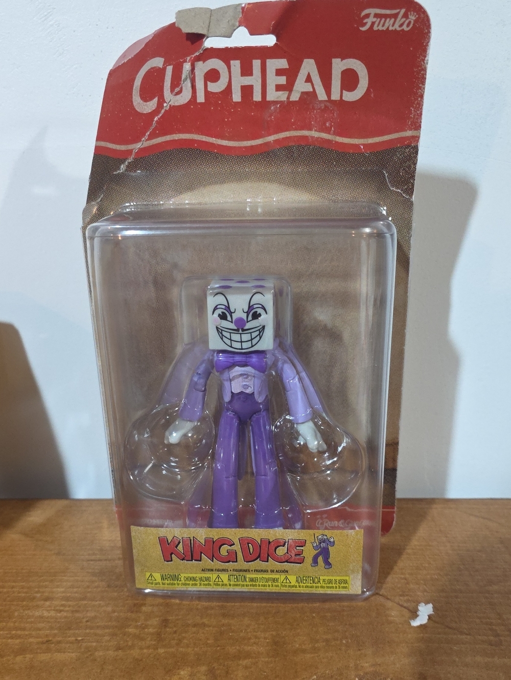 Funko Cuphead King Dice Purple and White Vinyl Figure
